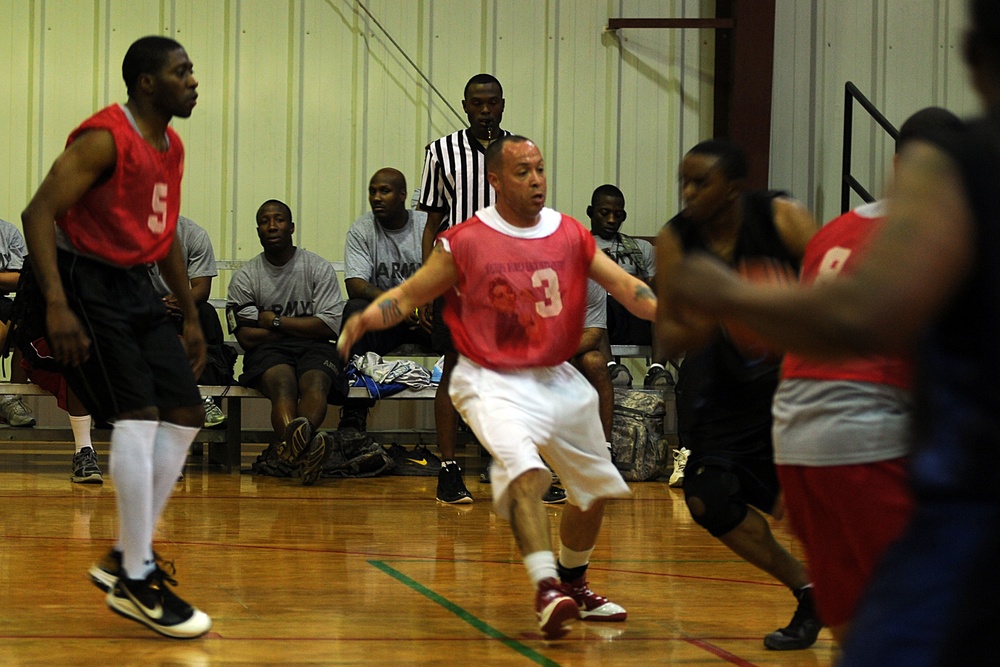 1AD teams battle in basketball league