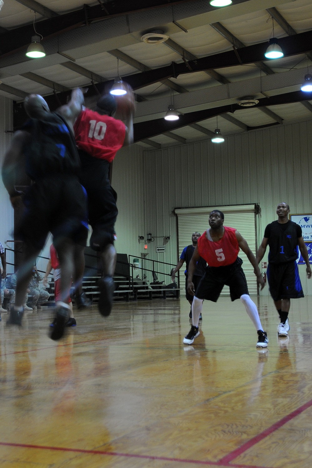 1AD teams battle in basketball league