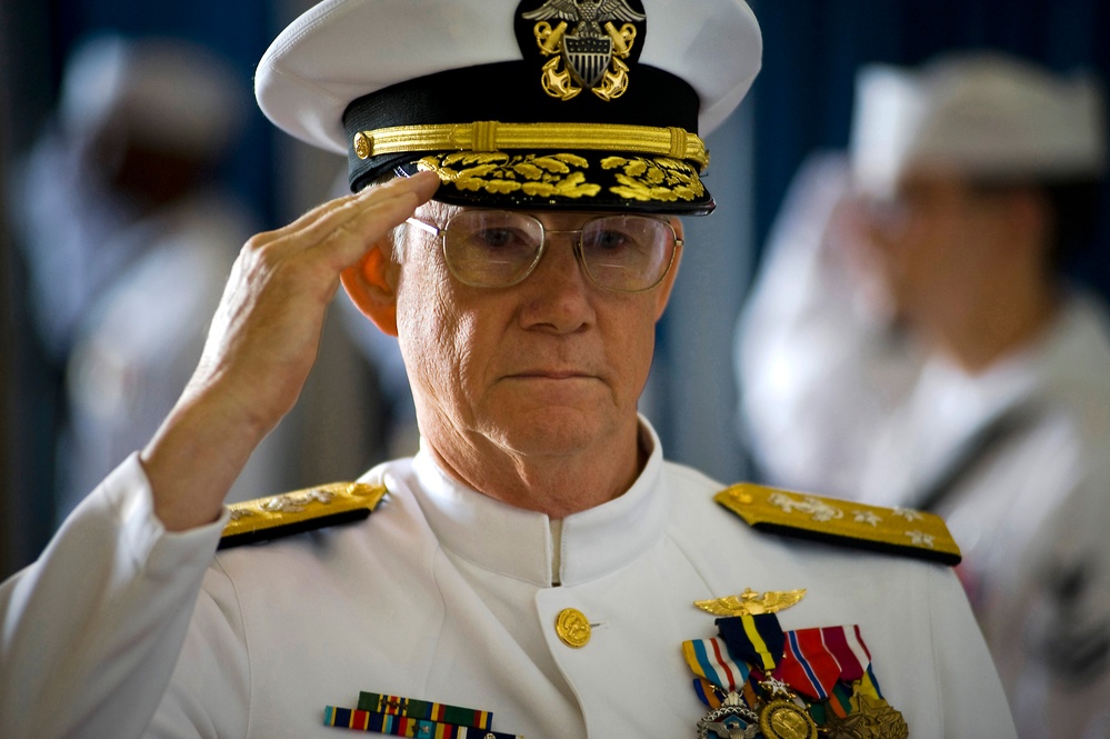 Change of command and retirement ceremony