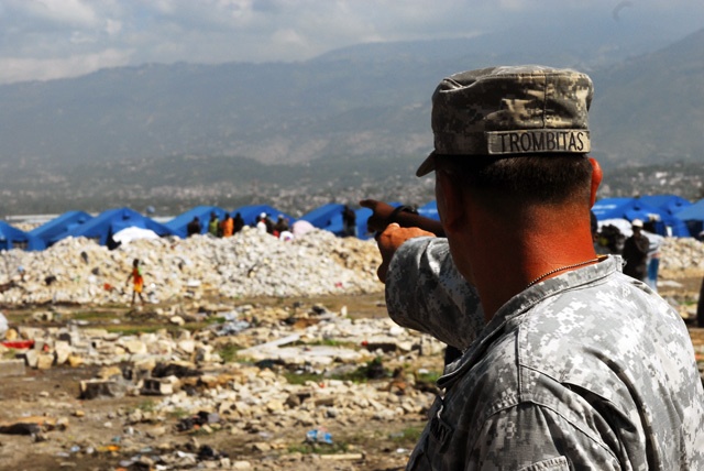 Maj. Gen Trombitas visits Haiti