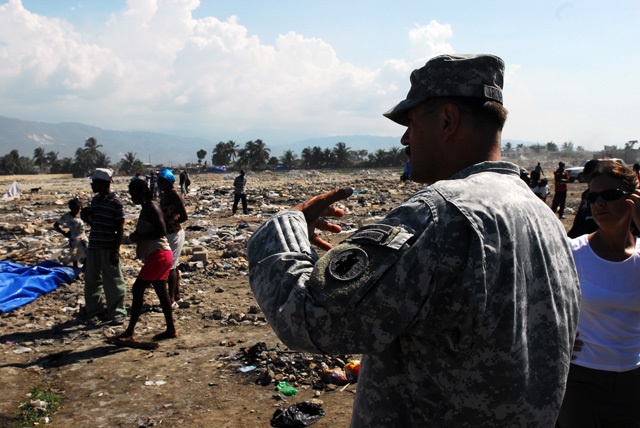 Maj. Gen Trombitas visits Haiti