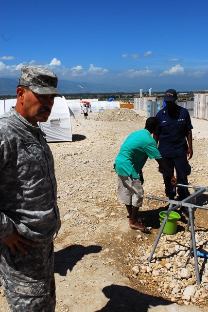 Maj. Gen Trombitas visits Haiti