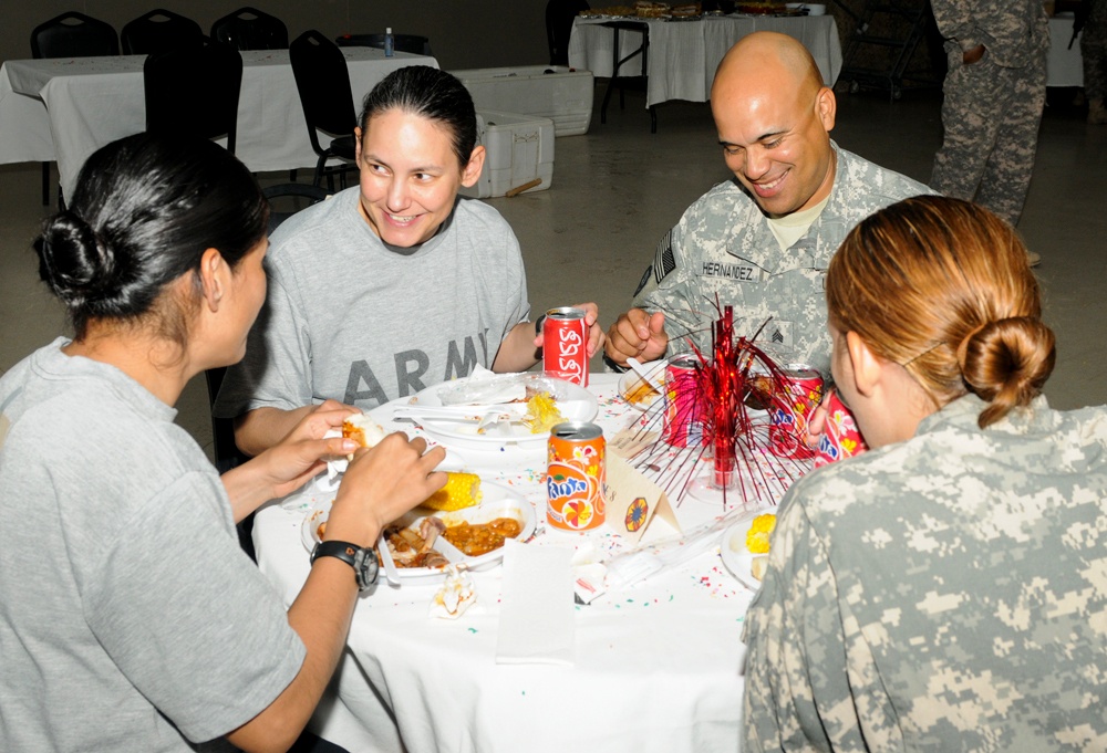 13th ESC Junior NCOs and Enlisted gather at JBB