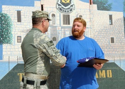 Country singer Rick Trevino entertains Soldiers in Southern Iraq