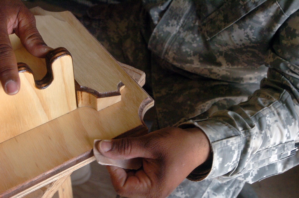 Sawdust Soldier creates functional art for 3/7th Cavalry