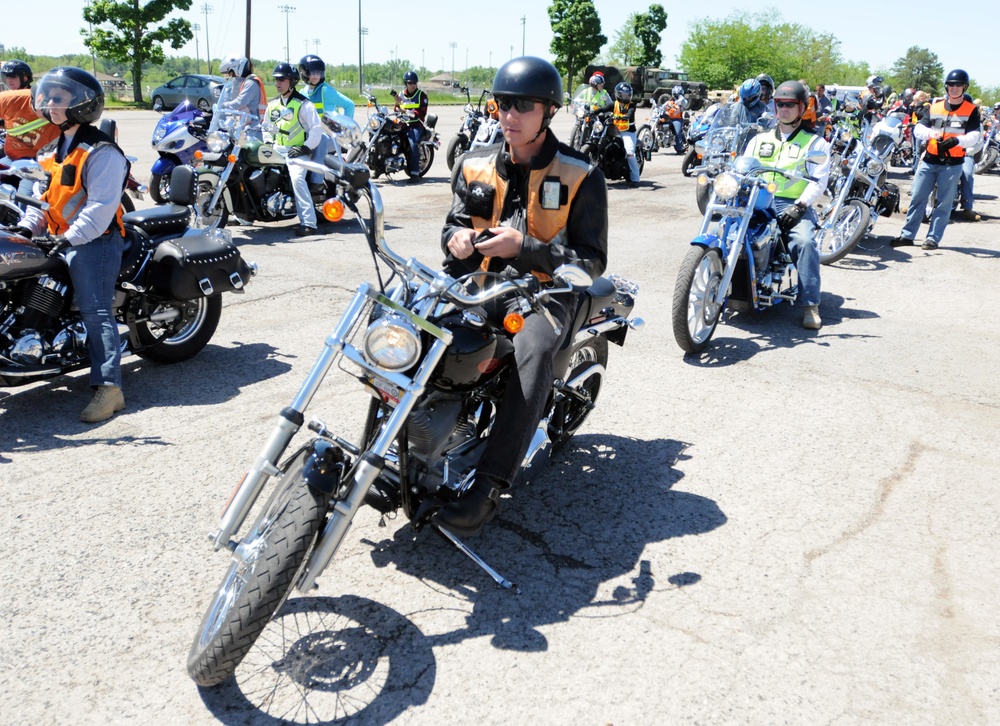 Sustainers Participate in Motorcycle Safety Day