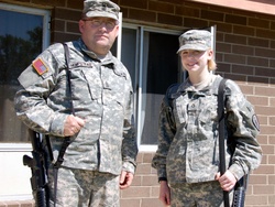 Father Daughter Duo Return From Iraq