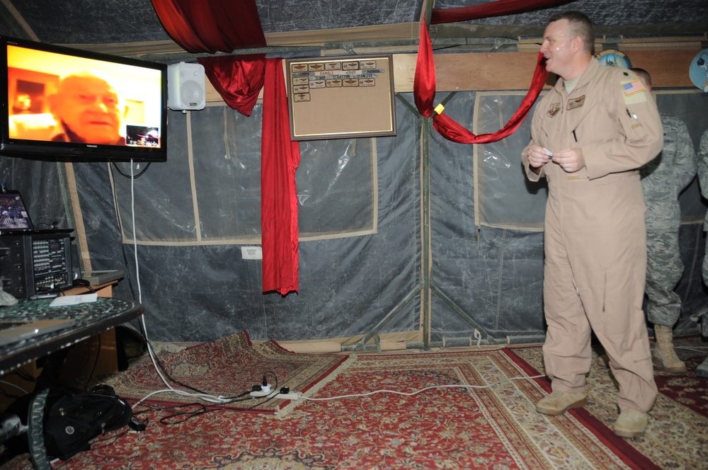 380th Bombardment Group Veterans Honored With Presentation at Southwest Asia Base