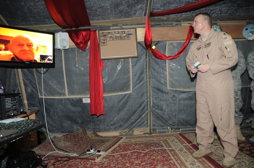 380th Bombardment Group Veterans Honored With Presentation at Southwest Asia Base