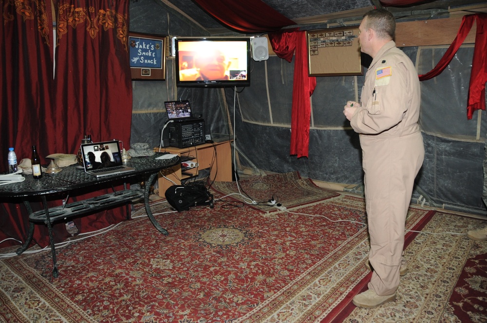 380th Bombardment Group Veterans Honored With Presentation at Southwest Asia Base