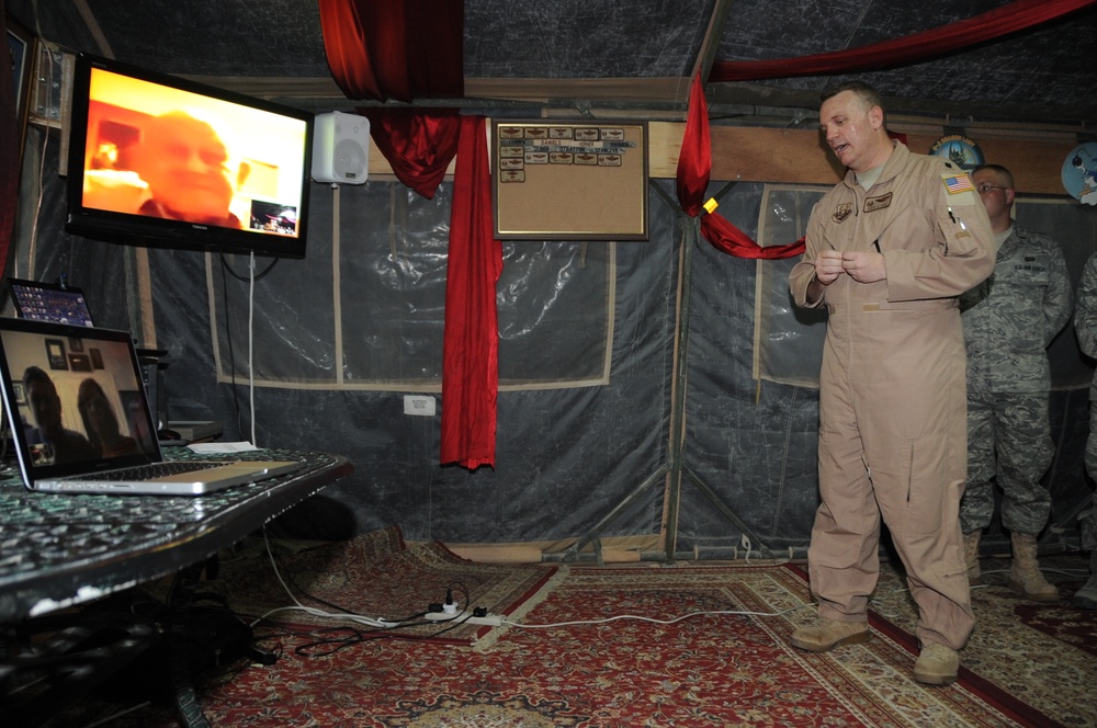 380th Bombardment Group Veterans Honored With Presentation at Southwest Asia Base