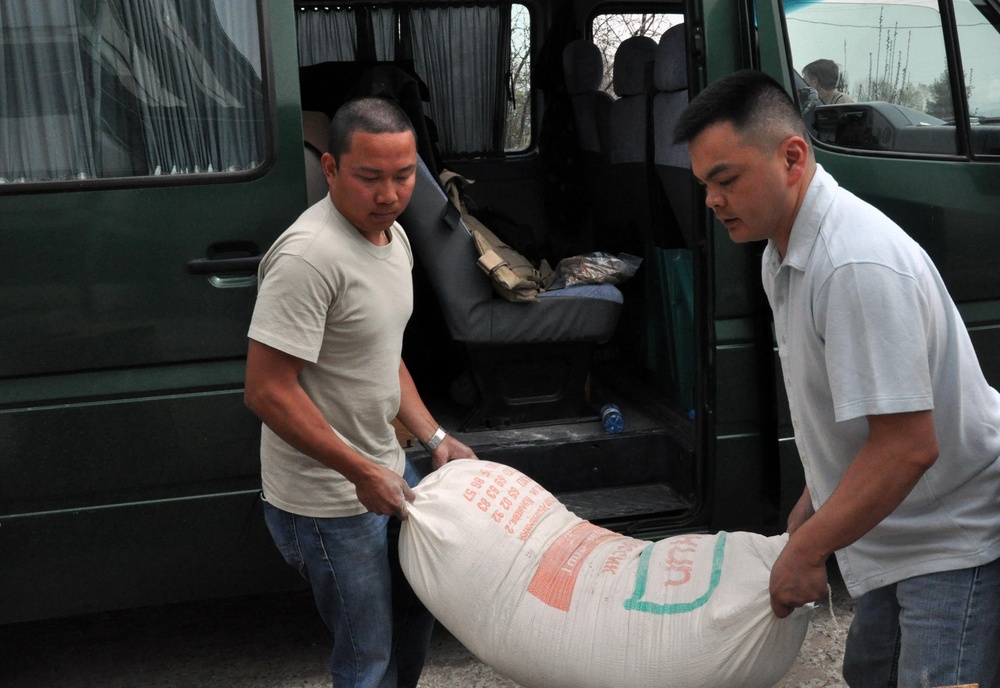 Civil engineer humanitarian assistance efforts bring relief all over Kyrgyzstan