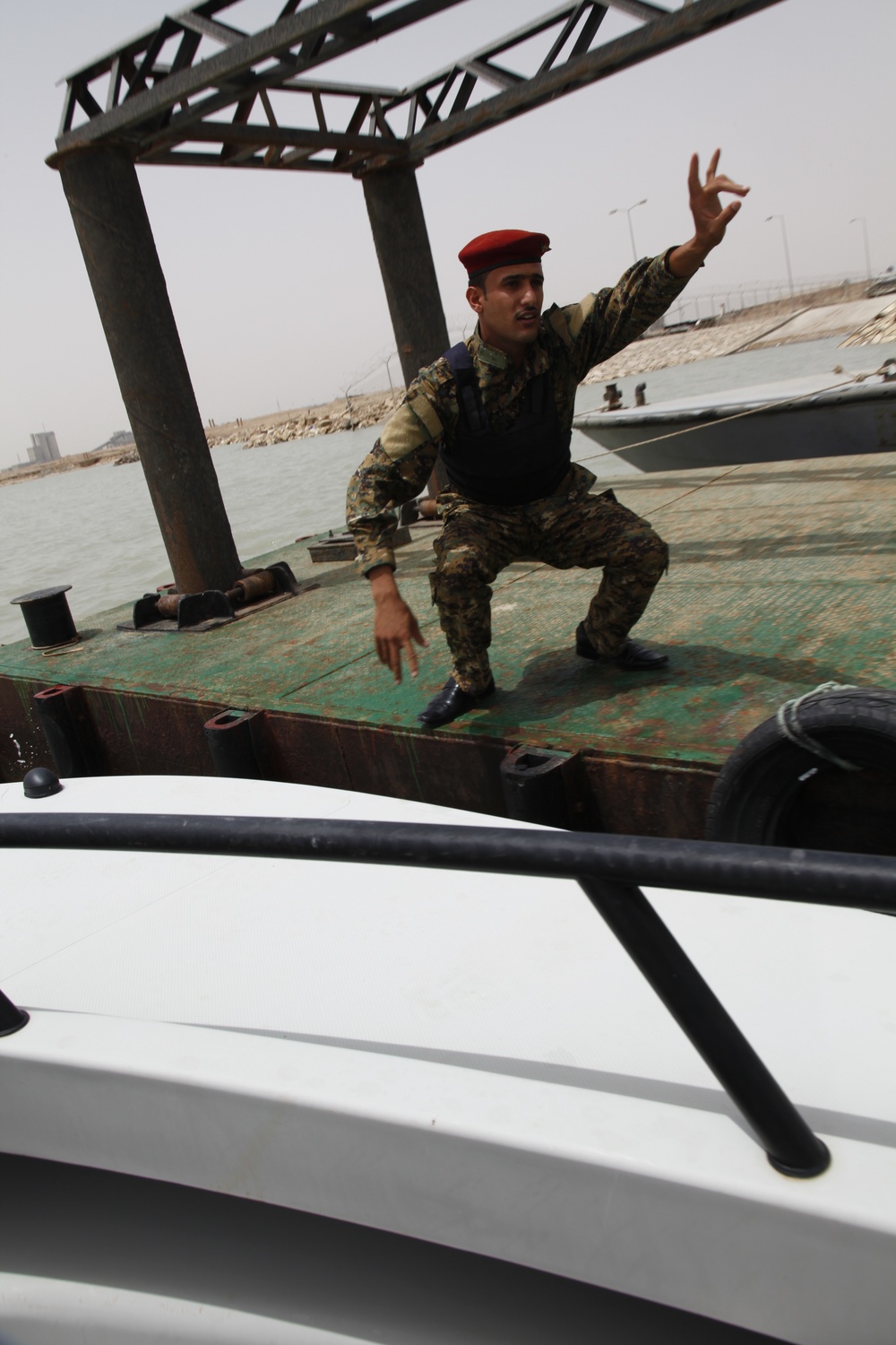 Umm Qsar border patrol