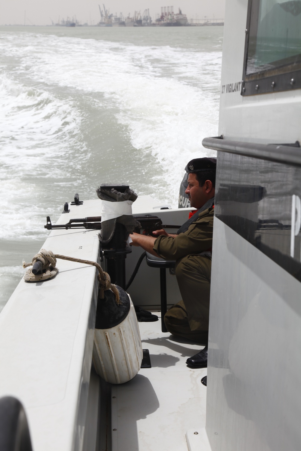 Umm Qsar border patrol