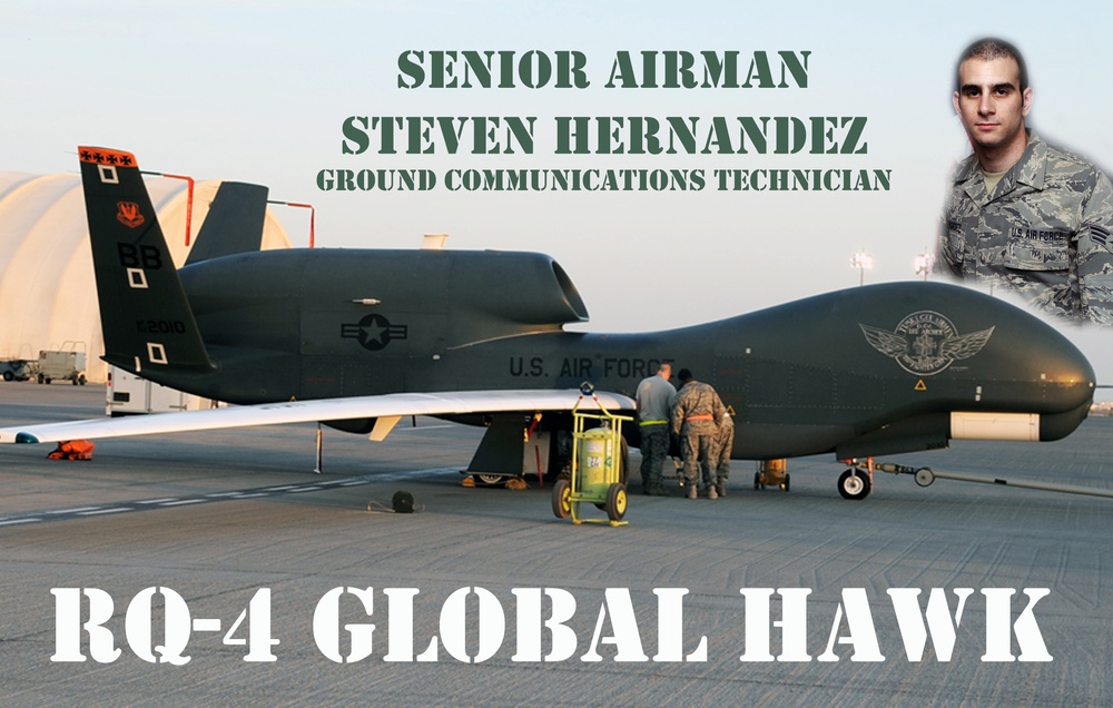 Beale Senior Airman, Helmetta Native, Maintains Communications Gear for Deployed Global Hawks