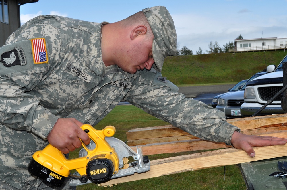 Soldier works hard for Best Warrior Competition