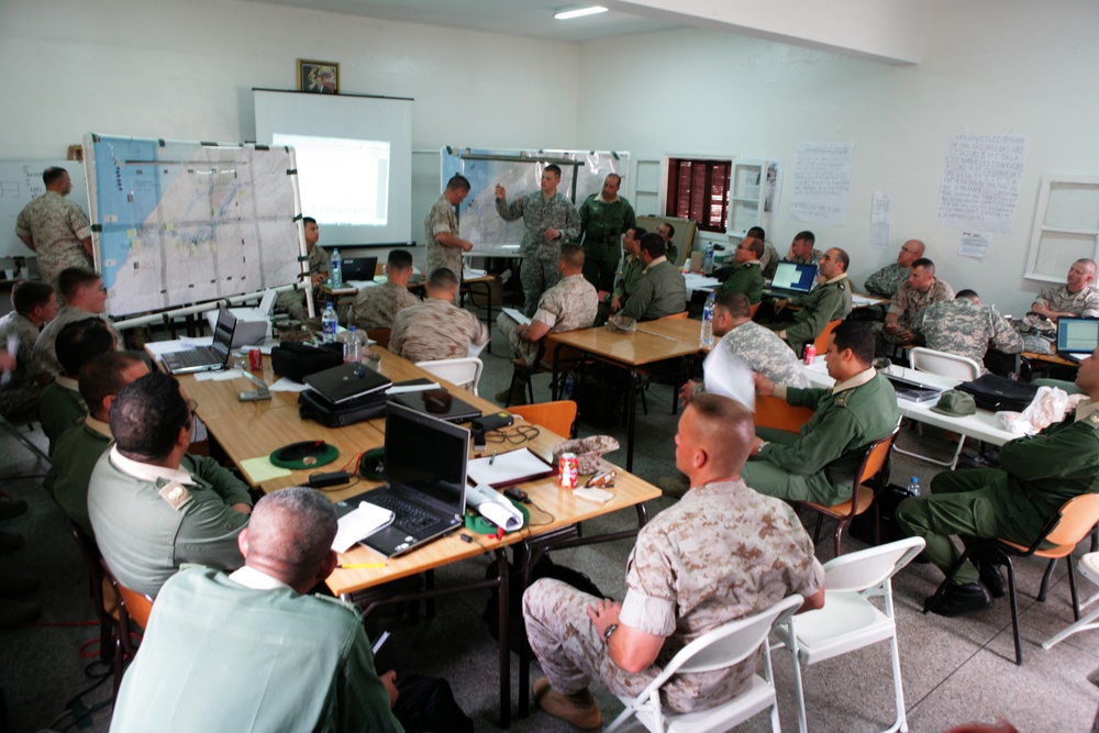 Moroccans, U.S. Forces Work to Hone Planning Process During AFRICAN LION 2010