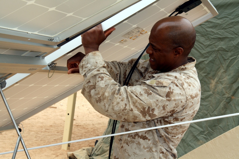 Marines Test Out Alternative Energy System at African Lion