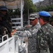 Maj. Gen. Trombitas' visit to Gonaives