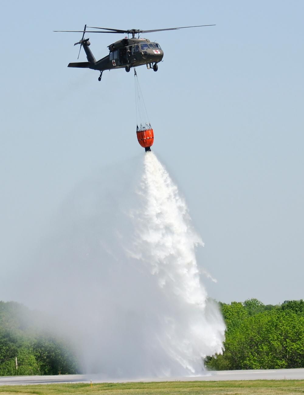 Air Crews Train on Water Bucket Drops