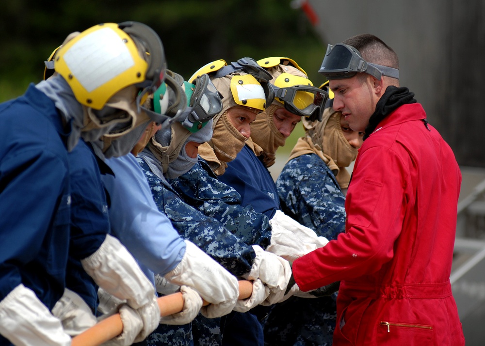Flight Deck Fire Fighting Course