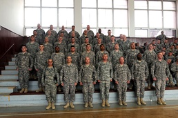 Thirty-three Soldiers of 'Black Lions' Battalion Inducted Into NCO Corps