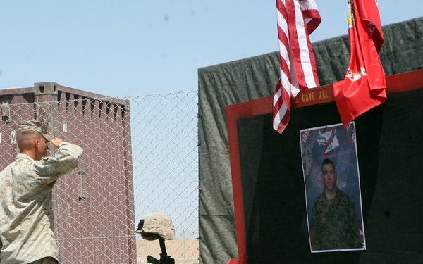 2nd LAR remembers fallen comrade