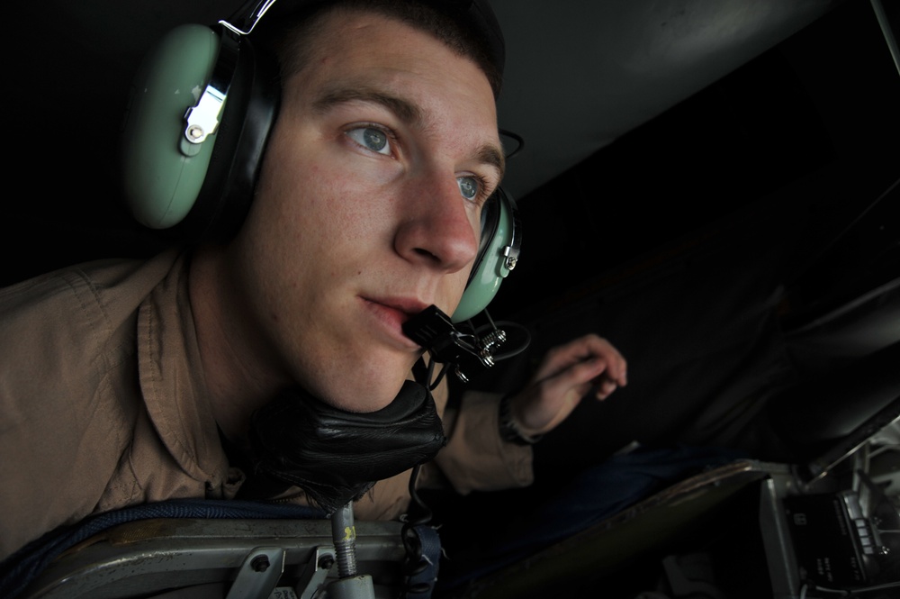 Aerial refueling over Afghanistan