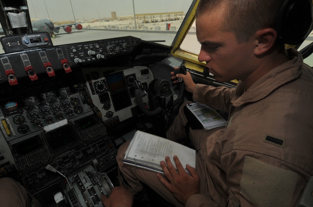 Aerial refueling over Afghanistan