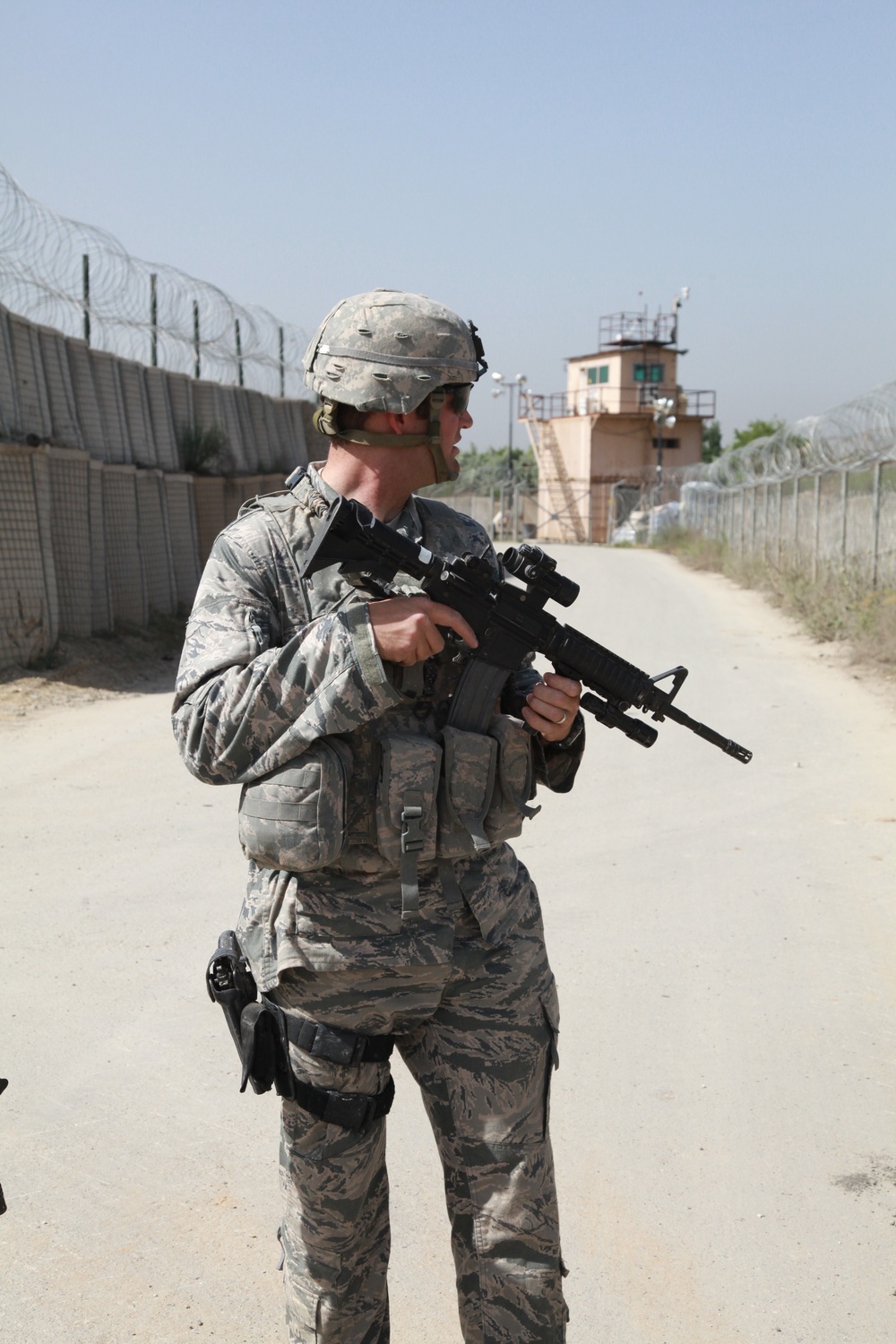 Patrol around Bagram Airfield