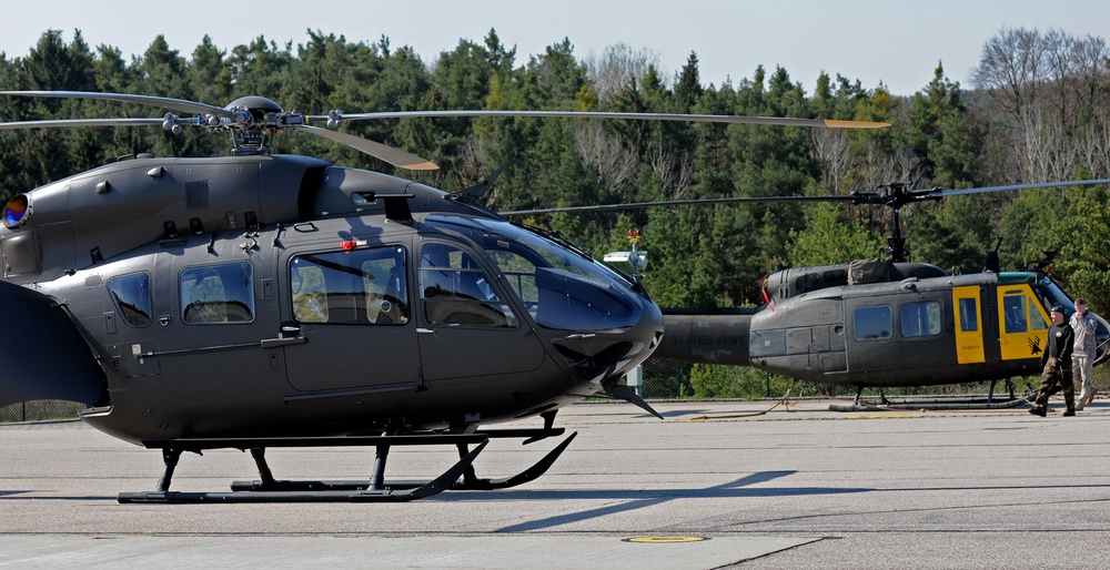 Five New UH-72A Lakota Light Utility Helicopters Make JMRC Debut