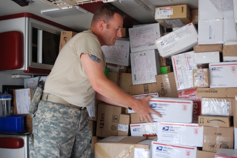 Big Red mail room