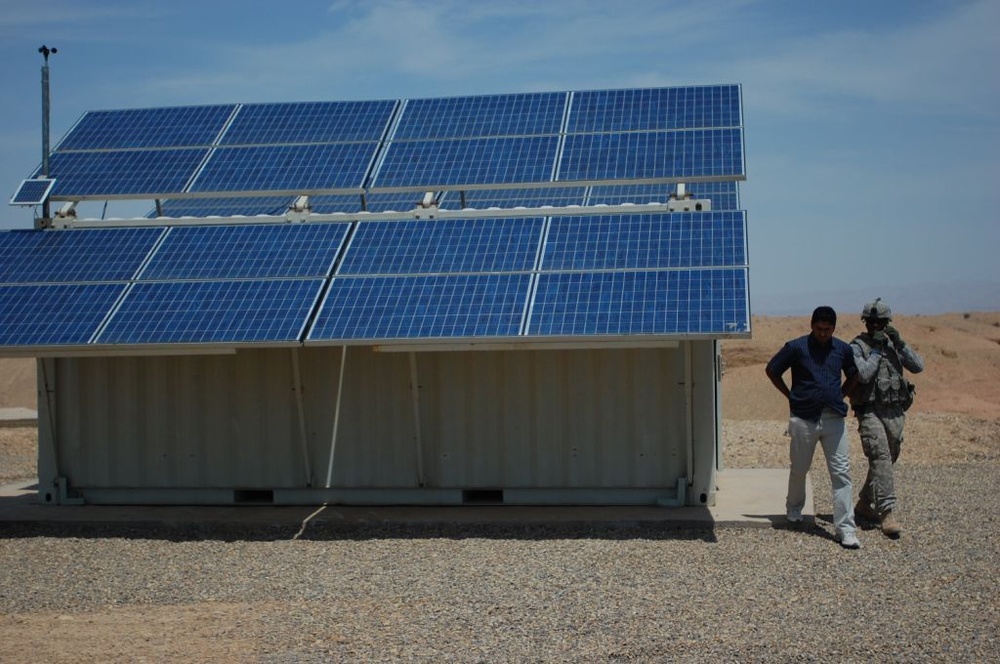 Green power comes to Iraqi border guards