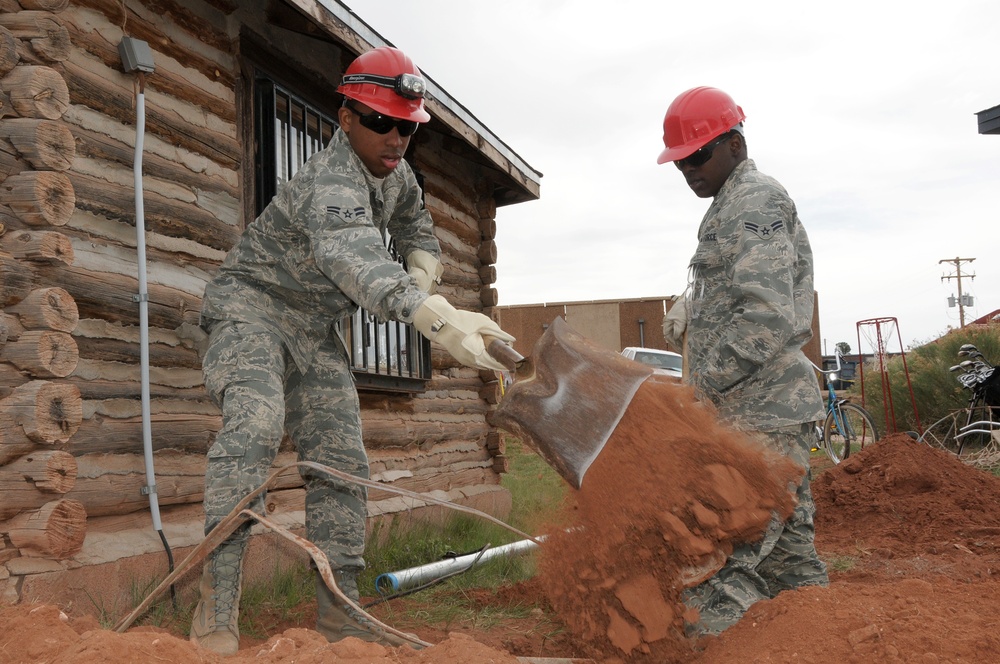 The Air National Guard assists the Navajo Nation