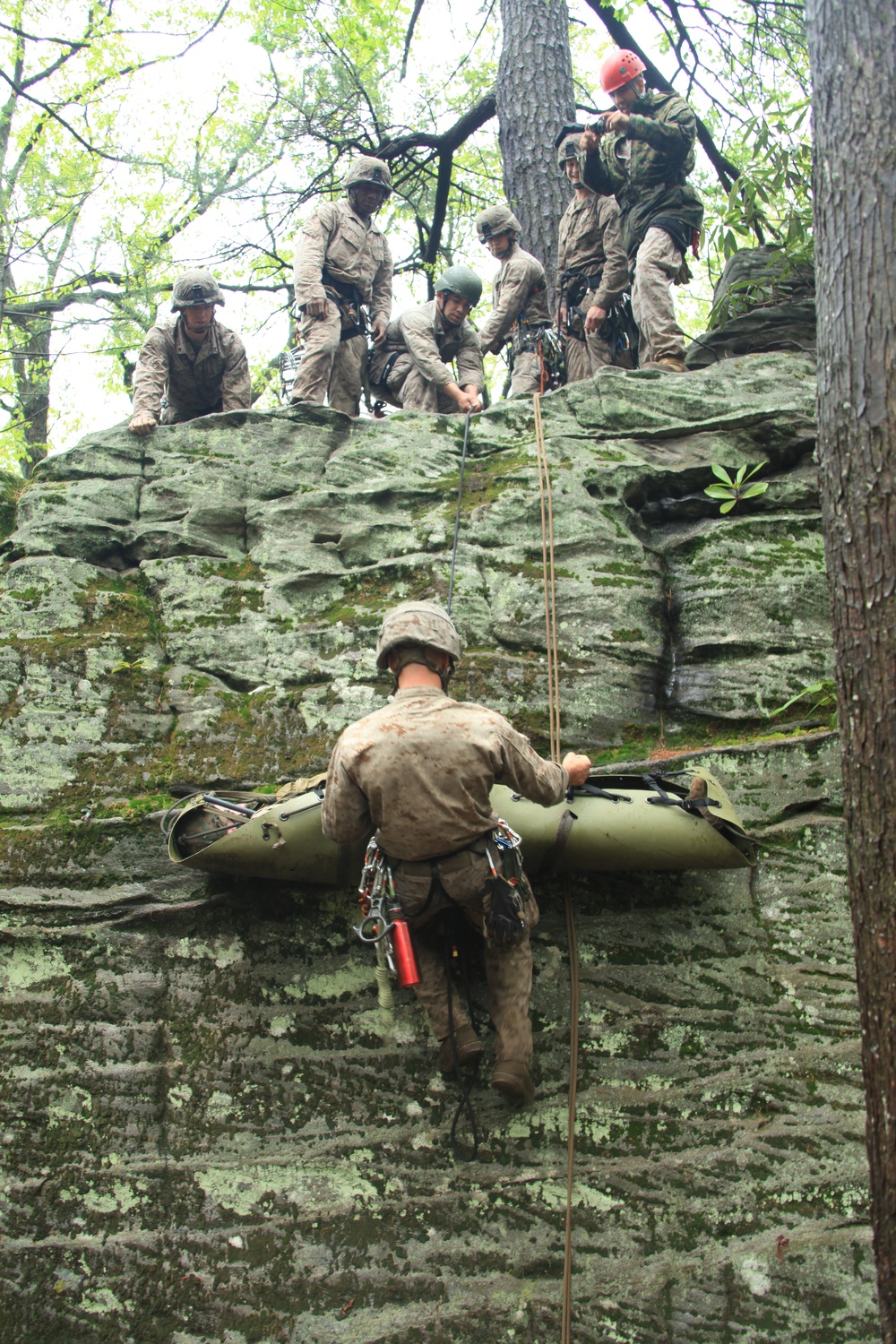 Marines take final leap to become assault climbers