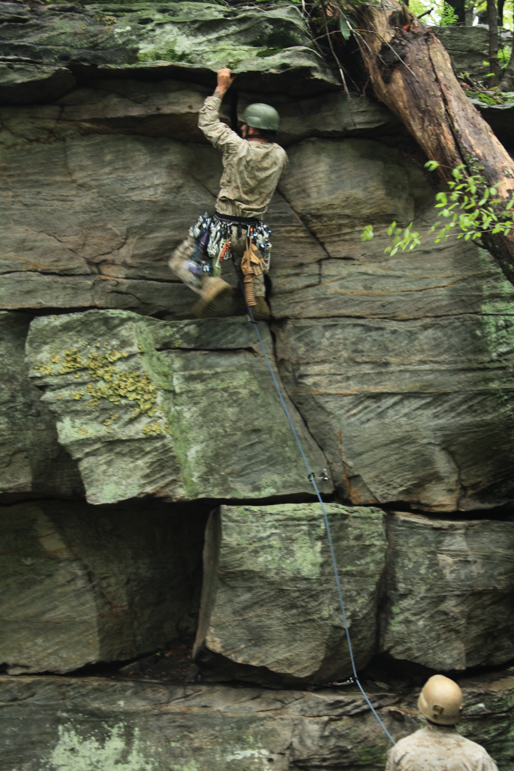 Marines take final leap to become assault climbers