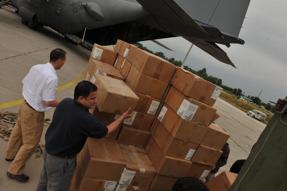 U. S. Air Force humanitarian assistance continues in Tajikistan