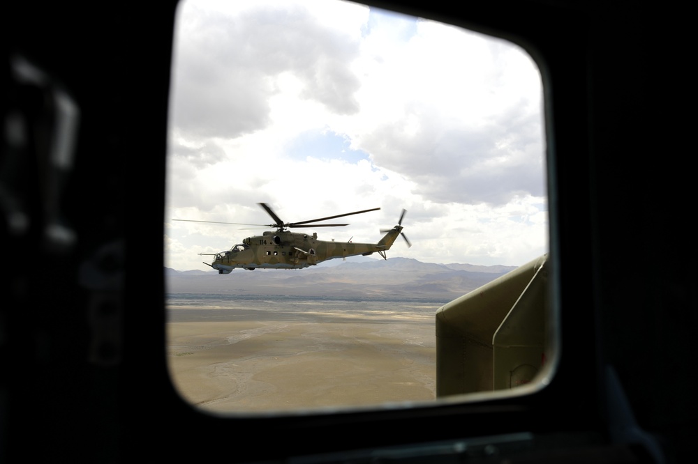 Airman Leads Joint Mi-35 Attack Helicopter Advisor Team for Afghan Air Corps