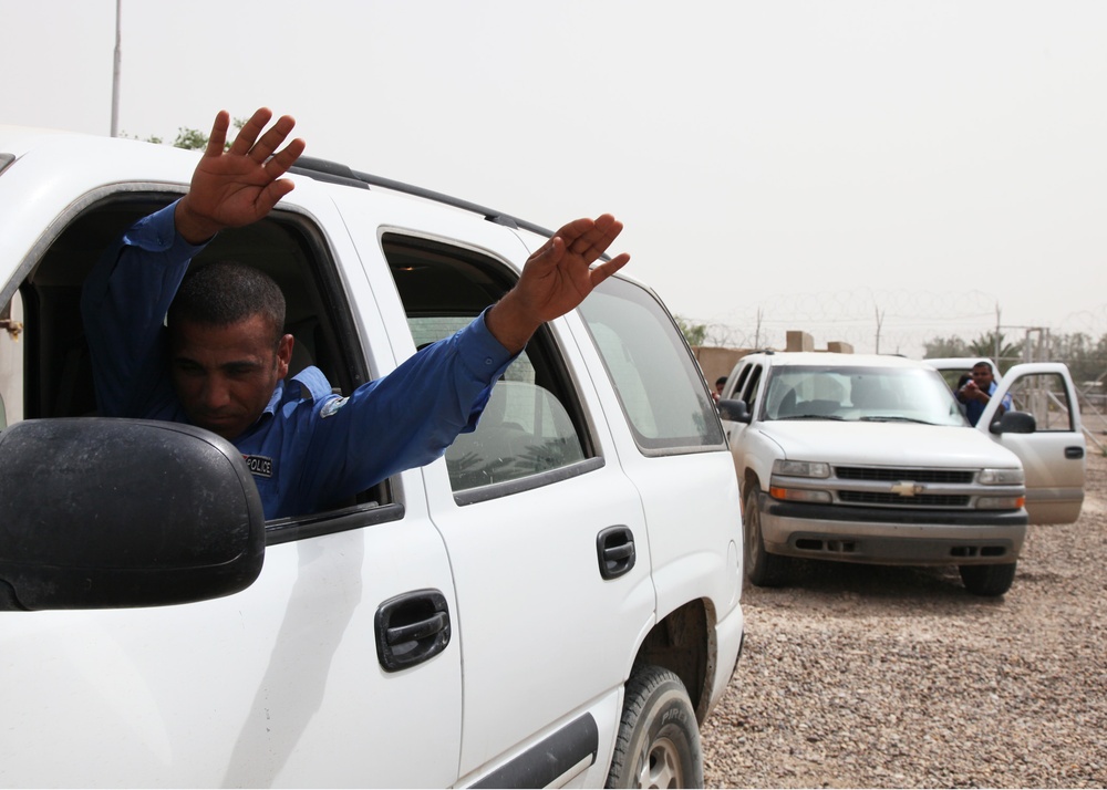 Iraqi police training course