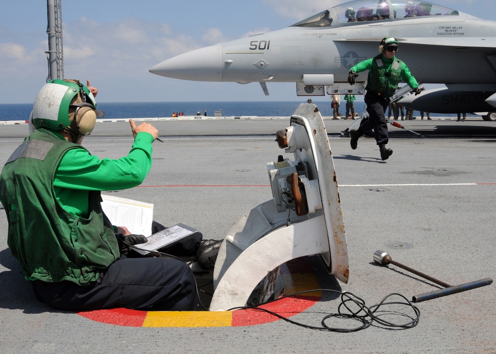 USS George H.W. Bush flight operations