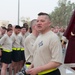 Support battalion marks anniversary, achievement with run downrange