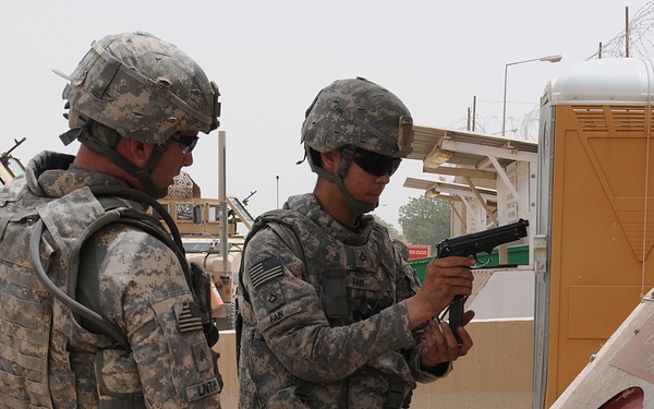 New military police platoon stands up, tackles security missions