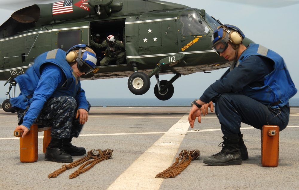 USS Blue Ridge action