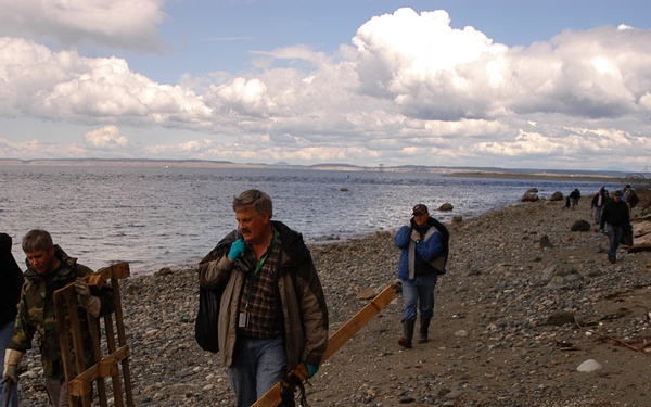 Beach clean up