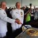 Admiral Papp and Admiral Allen at the Change of Command Ceremony