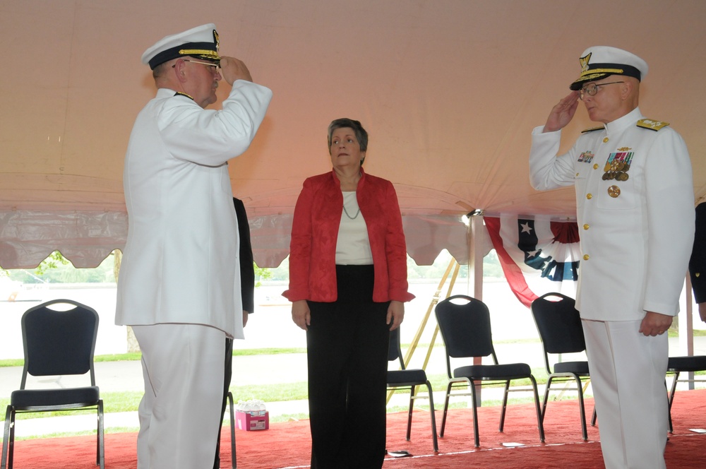 US Coast Guard Chnage of Command Ceremony for Admiral Papp