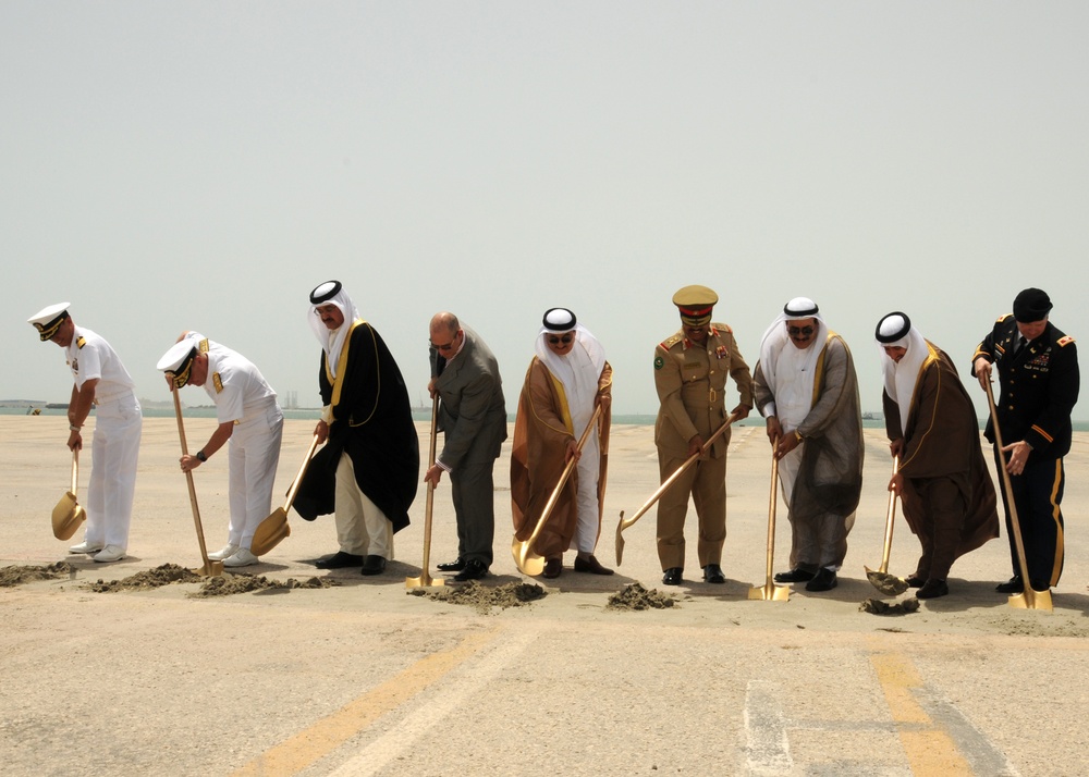 Groundbreaking Ceremony Begins Military Construction Project at Mina Salman Port