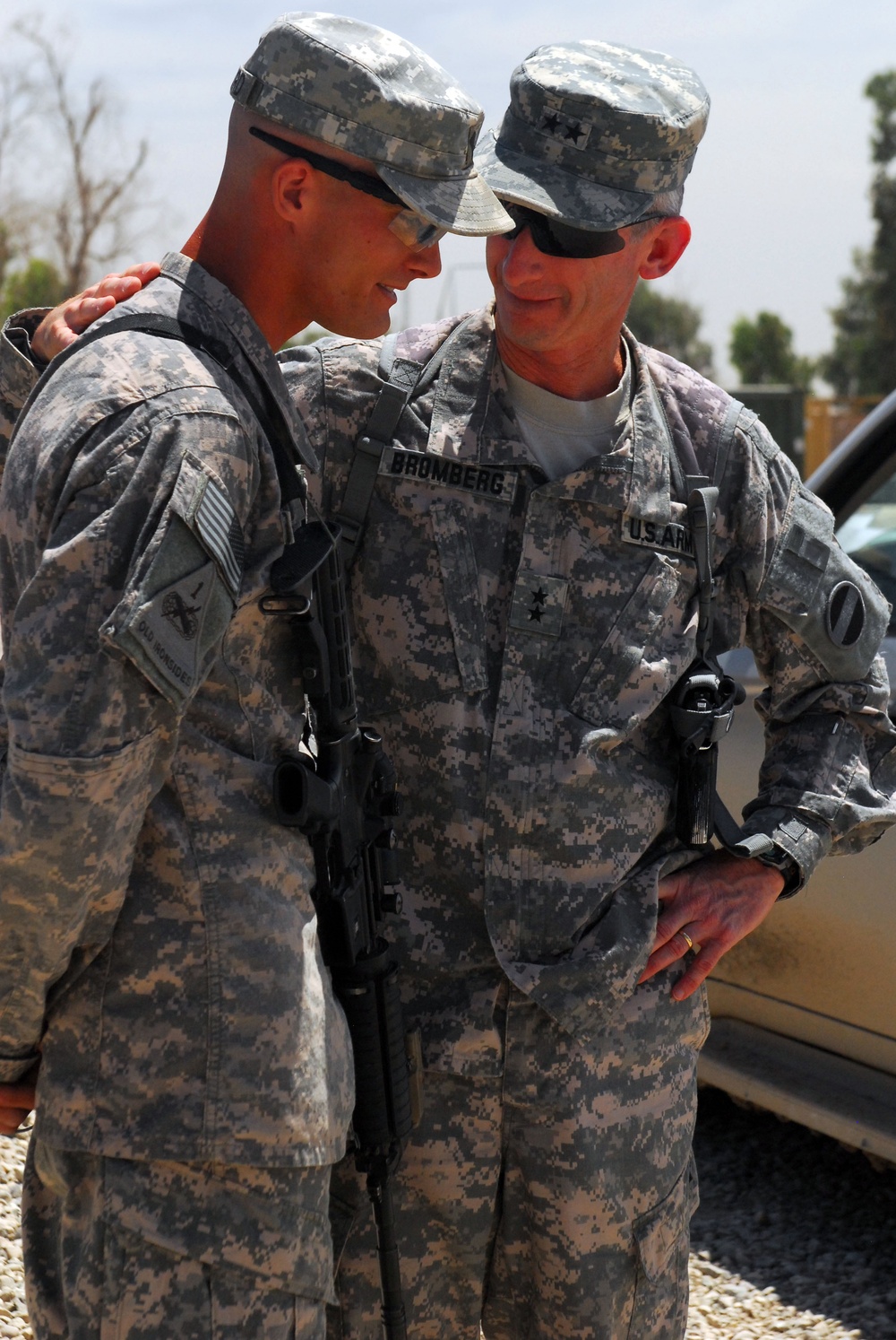 Fort Bliss Command Team Visits Soldiers in Iraq