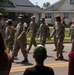 Camp Atterbury Soldiers participating in the Morgantown parade May 23