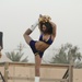Minnesota Vikings performa at Camp Victory